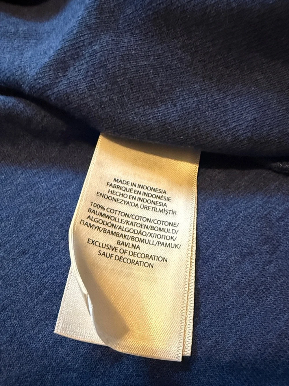 Polo Ralph Lauren Royal Blue Estate Rib Quarter Zip Cotton Micro Rib Sweater - Picture 4 of 4